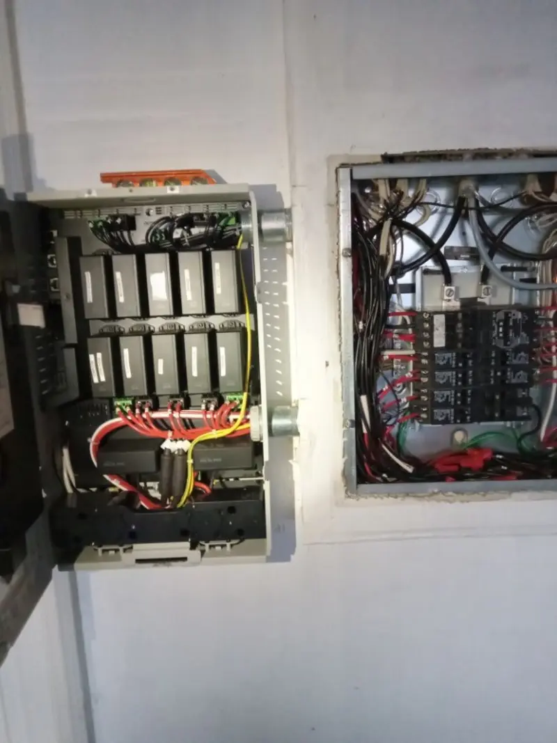 Electrical panel upgrade completed for Ring Doorbell Installation in Winnfield